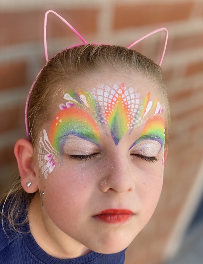 regenboog schmink
