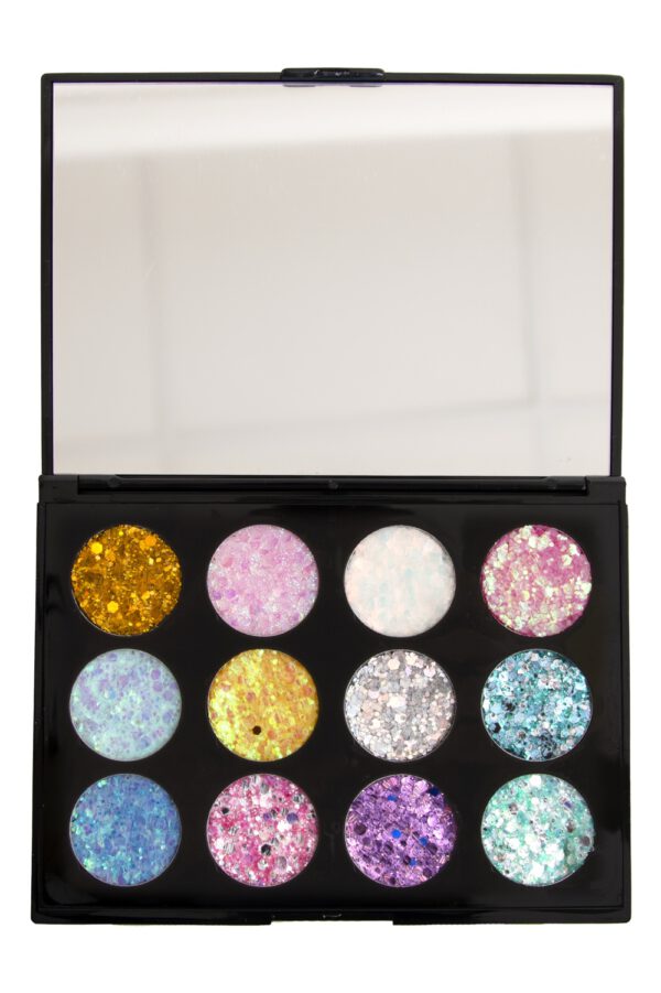 PXP palette L'Hiver pressed chunky glitter cream