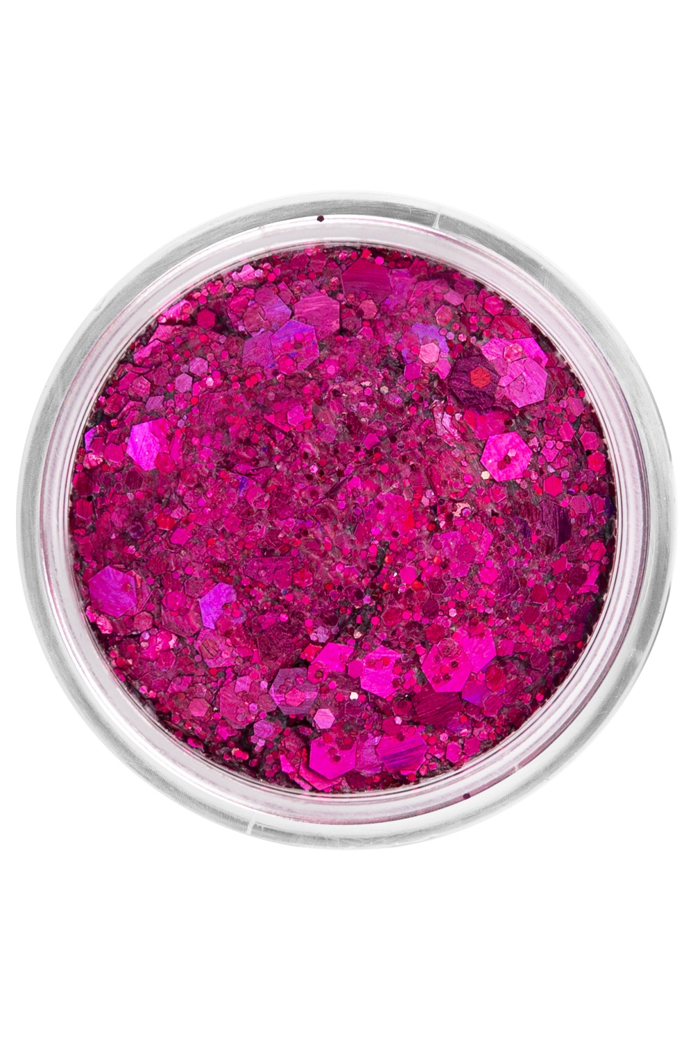 PXP pressed chunky glitter cream pink fuchsia 10 ml