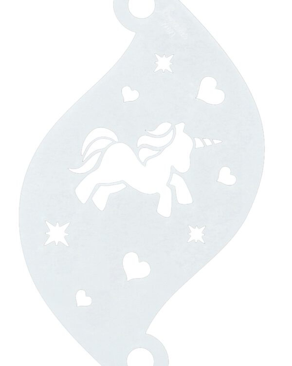 Face Paint Stencil charming unicorn