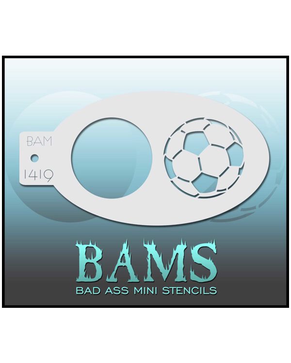 Bad Ass BAM stencil voetbal