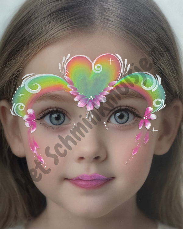 Hartjes prinses schminken