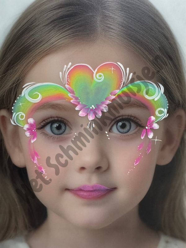 Hartjes prinses schminken